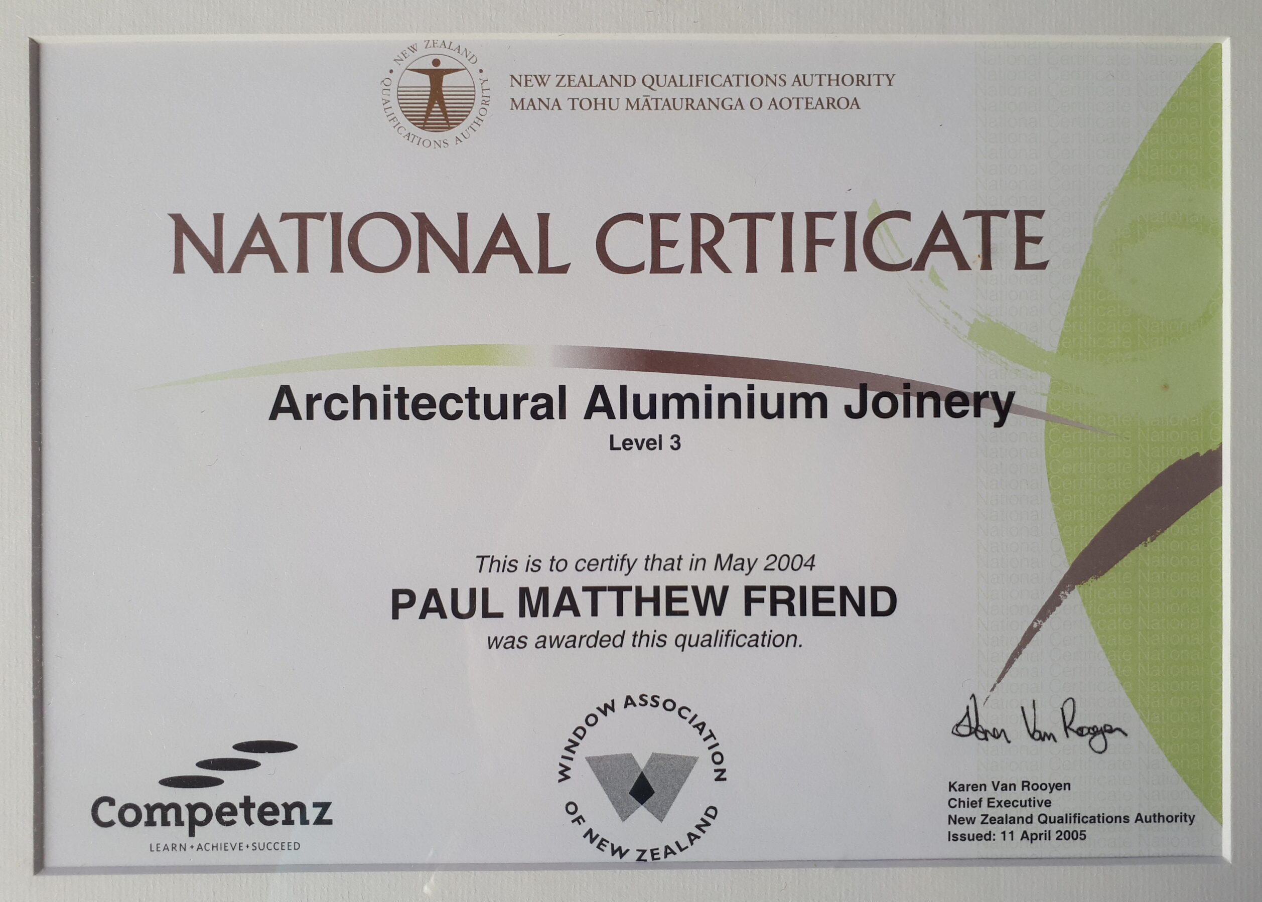 National Cert.